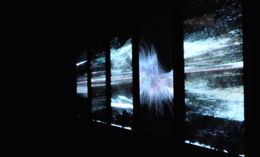 Ryoichi Kurokawa - rheo : 5 horizons (2010) / Courtesy: Cimatics / Copyright: Japan Media Arts Festival Ryoichi Kurokawa - rheo : 5 horizons (2010) / Courtesy: Cimatics / Copyright: Japan Media Arts Festival