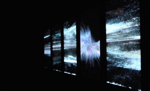 Ryoichi Kurokawa - rheo : 5 horizons (2010) / Courtesy: Cimatics / Copyright: Japan Media Arts Festival 